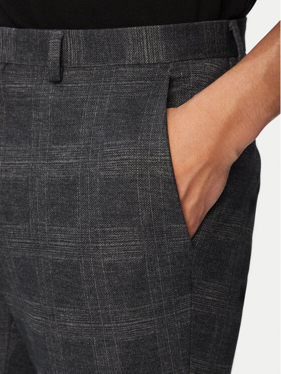 HUGO HUGO Pantaloni chino Hesten263H-X 50565367 Gri închis Slim Fit