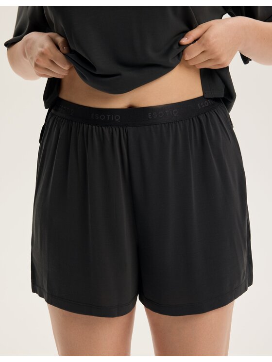 Esotiq Esotiq Szorty 43917 Szary Regular Fit