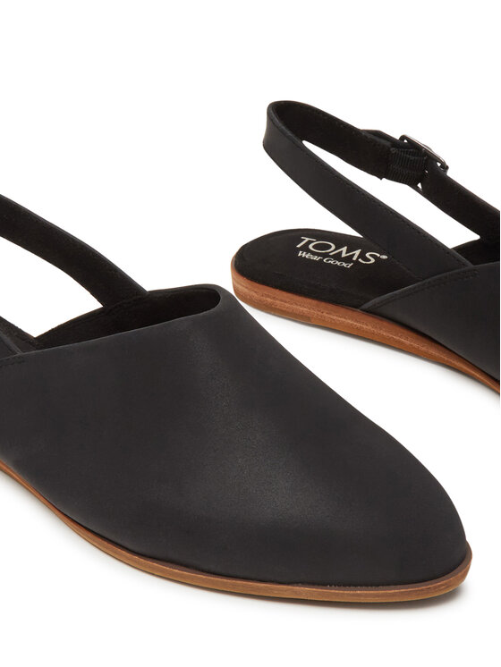 Toms Toms Балетки Jade Slingback 10022015 Чорний