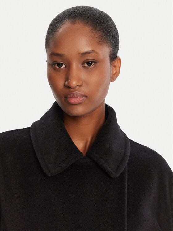 Marella Marella Vuneni kaput English 2523016142 Crna Regular Fit