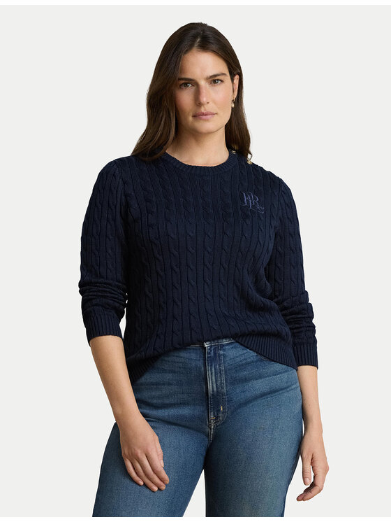 LAUREN RALPH LAUREN LAUREN RALPH LAUREN Megztinis 200P14039002 Tamsiai mėlyna Regular Fit