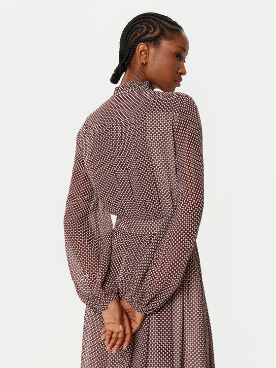 Tommy Hilfiger Tommy Hilfiger Rochie tip cămașă WW0WW44007 Vișiniu Regular Fit