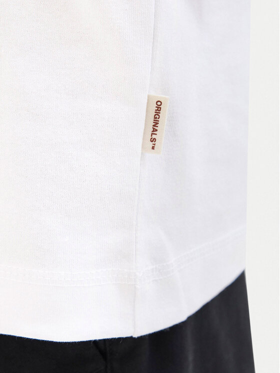 Jack & Jones Junior Jack & Jones Junior Tričko Canggu 12278649 Biela Relaxed Fit