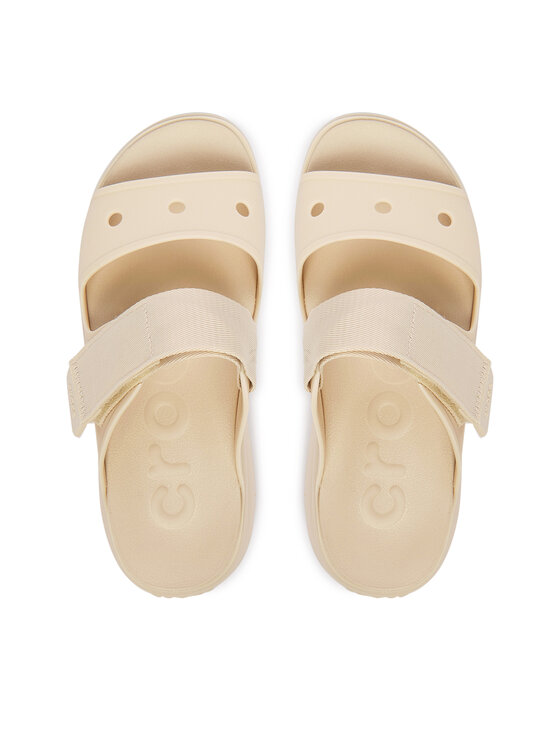 Crocs Crocs Klapki Soho Two Strap Sandal 212861 Beżowy