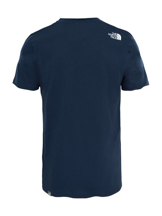 The North Face The North Face T-Shirt Simple Dome Tee Granatowy Regular Fit