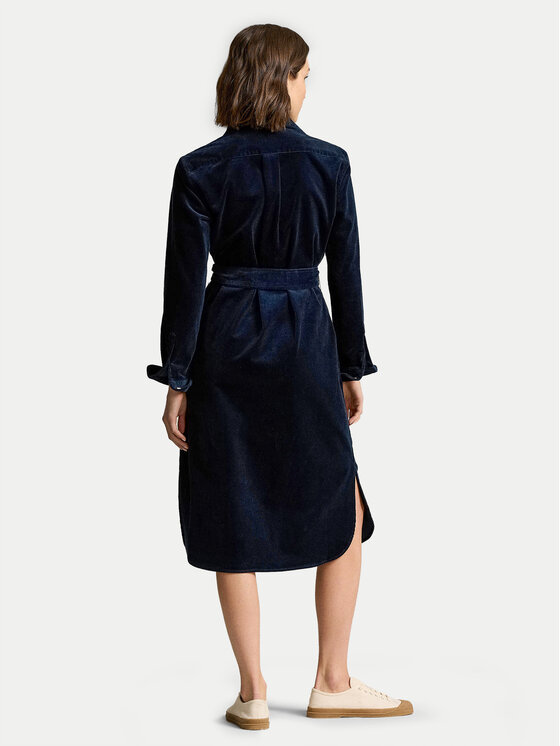Polo Ralph Lauren Polo Ralph Lauren Hemdkleid 211941474005 Dunkelblau Regular Fit