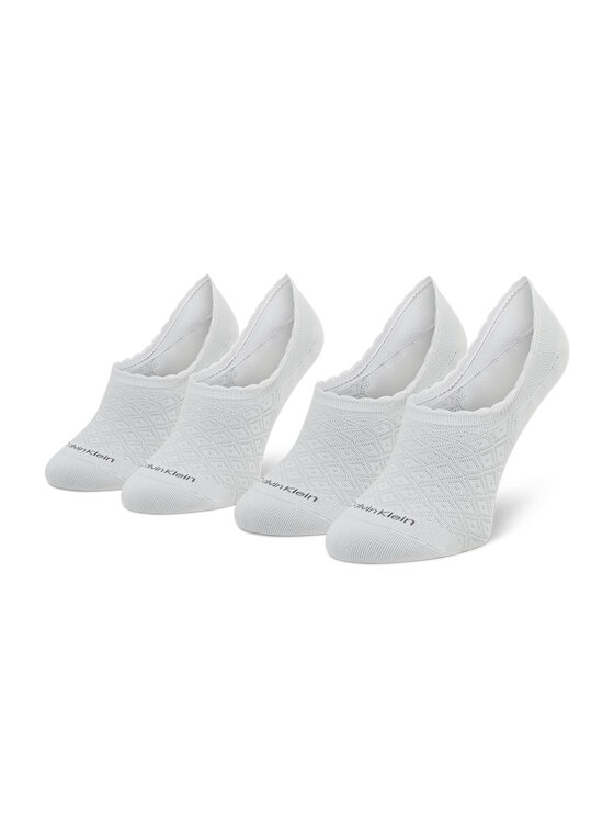 Calvin Klein Calvin Klein Členkové ponožky 701218787 Biela