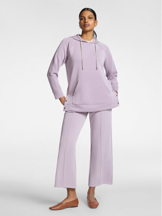 Elena Mirò Elena Mirò Felpa G879Z000532N0F9 Viola Regular Fit