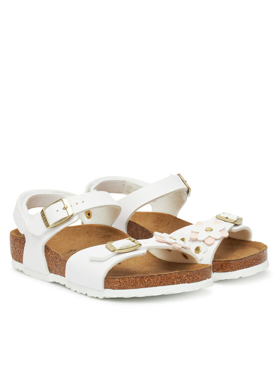 Birkenstock Birkenstock Sandale Rio Flowers As Kids 1029561 S Bijela