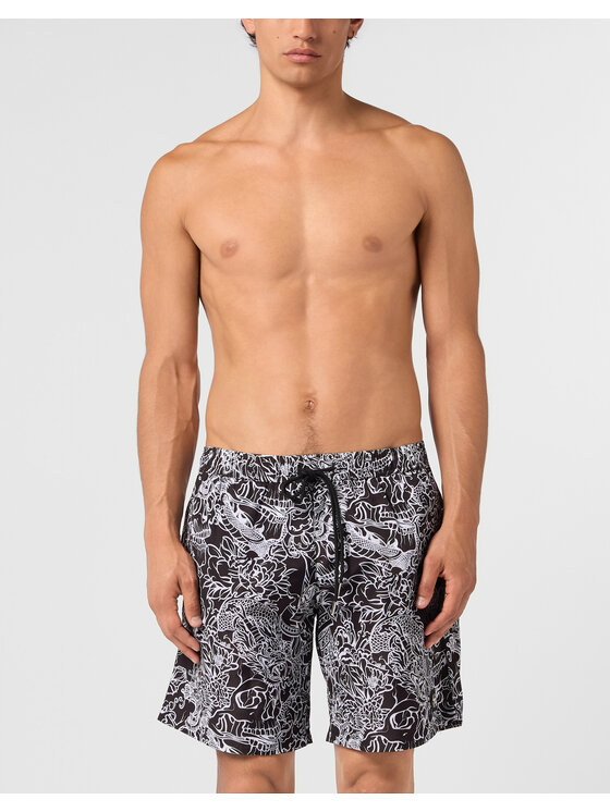 PHILIPP PLEIN PHILIPP PLEIN Kąpielówki 30467 Czarny