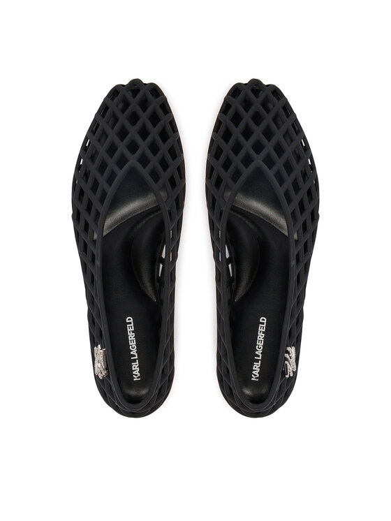 KARL LAGERFELD KARL LAGERFELD Balerini Jelly Ballet KL80036 Negru