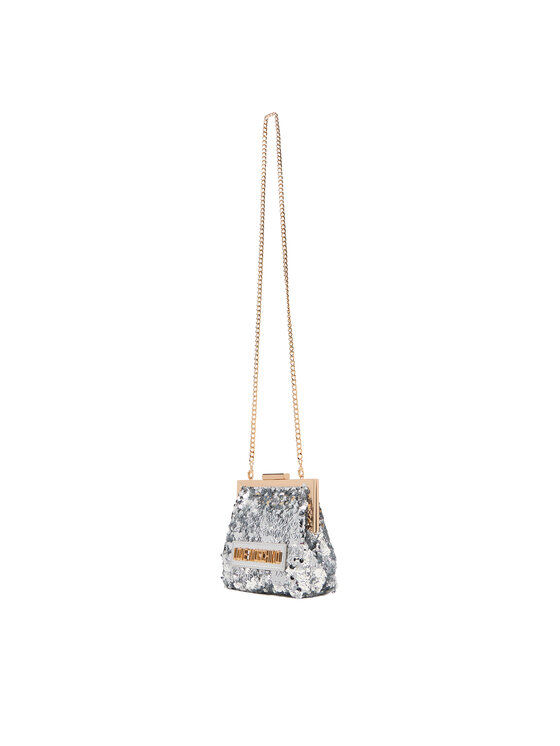LOVE MOSCHINO LOVE MOSCHINO Geantă JC4146PP0NKK190A Argintiu