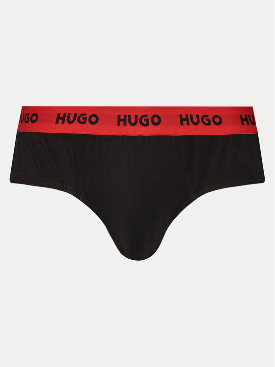HUGO HUGO Komplet 3 par slipów 50532570 Czarny
