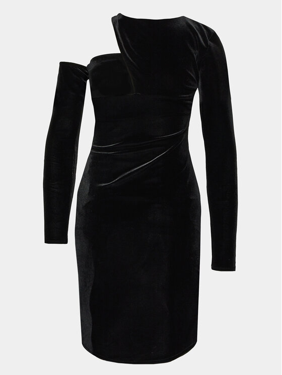 Undress Code Undress Code Kokteilinė suknelė Parisienne 598 Juoda Slim Fit