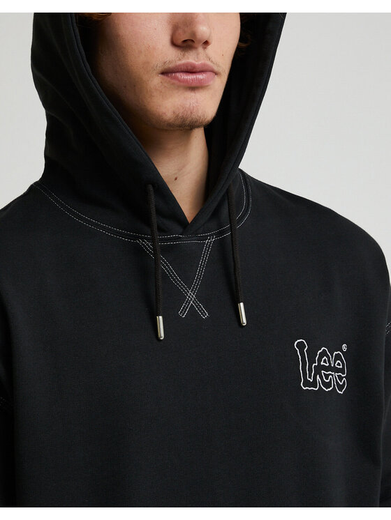 Lee Lee Felpa LOOSE Nero Regular Fit