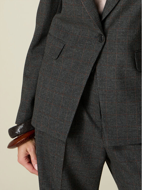 Oltre Oltre Giacca da abito Q048R004681N0S3 Grigio Regular Fit