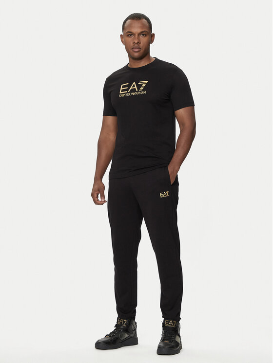 EA7 Emporio Armani EA7 Emporio Armani Teplákové kalhoty 8NPP66 PJVRZ 0208 Černá Regular Fit