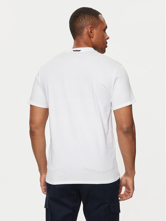 Napapijri Napapijri Футболка S-Turin NP0A4HQG Білий Regular Fit