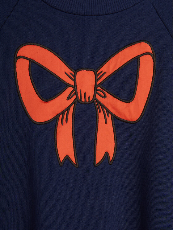 MINI RODINI MINI RODINI Felpa Bow 2512012960 Blu scuro Regular Fit