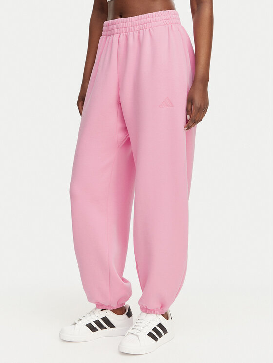 adidas adidas Спортивні штани Soft Lux KA7019 Рожевий Loose Fit