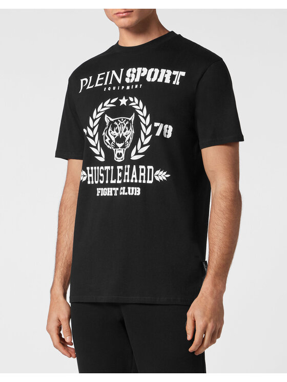 Plein Sport Plein Sport T-Shirt 13043 Czarny Regular Fit