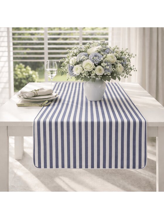 Roseberry Home Roseberry Home Bieżnik Blossom Blue Niebieski
