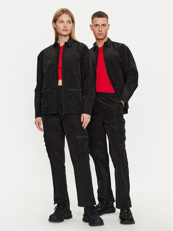 Rains Rains Cămașă Kano Overshirt 19220 Negru Regular Fit