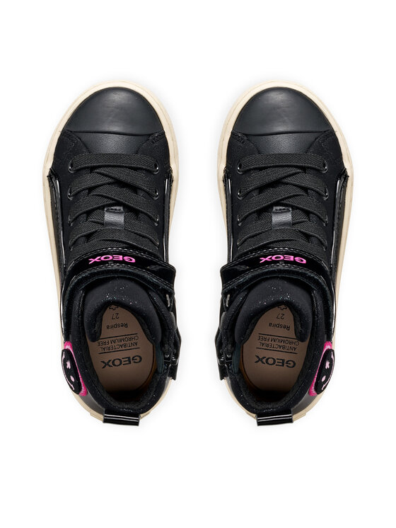 Geox Geox Сникърси J Kalispera Girl J744GI 5402 C0922 D Черен