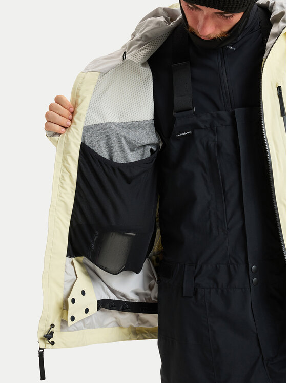 Quiksilver Quiksilver Snowboardová bunda Pro Path Stretch Goretex Jk EQYTJ03508 Žlutá Modern Fit