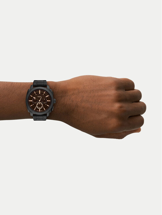 Fossil Fossil Sat Machine Chronograph FS6097 Crna