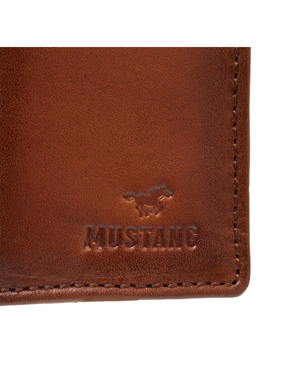 Mustang Mustang Portafoglio MUSTANG Temi RFID Aluminium Case Marrone