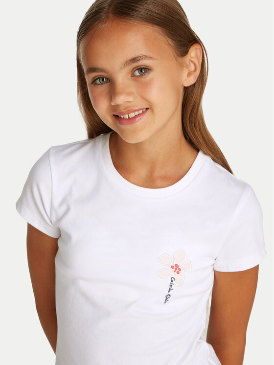 Calvin Klein Jeans Calvin Klein Jeans T-shirt IG0IG02953 Bijela Regular Fit
