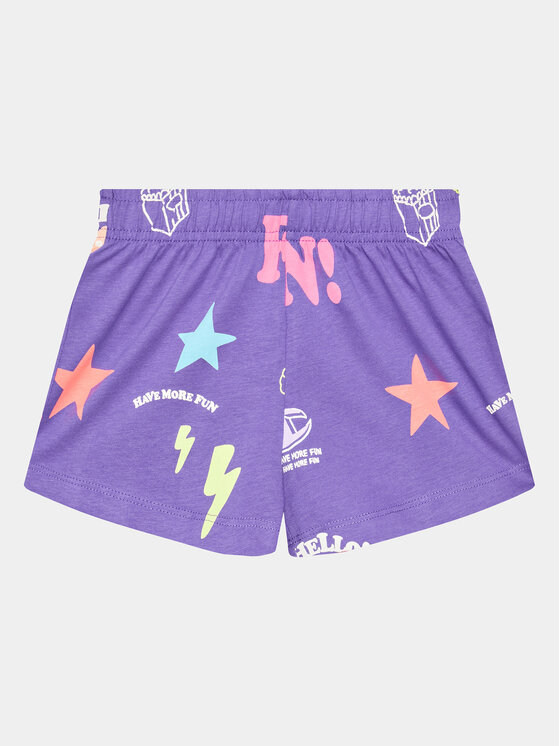 Champion Champion Set majica i hlače 404680 Ljubičasta Regular Fit