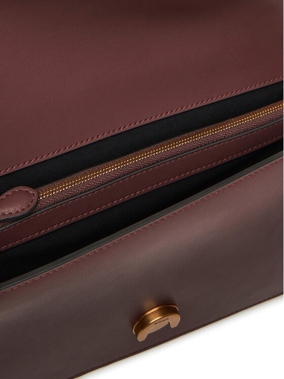 PINKO PINKO Handtasche Love One Classic ST.CL Al 25-26 PLTT 105857 A0F1 Dunkelrot