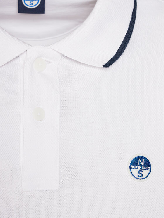 North Sails North Sails Polo marškinėliai Basic 692454 Balta Regular Fit