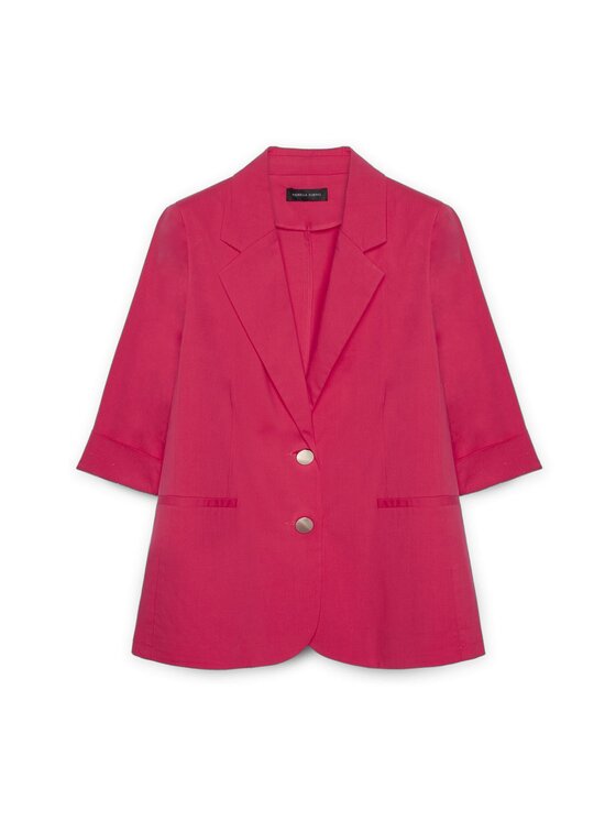 Fiorella Rubino Fiorella Rubino Giacca di transizione Q513T000192N019 Rosso Slim Fit