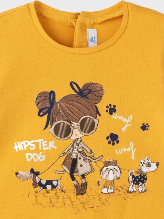 Blusa 2085 Giallo Regular Fit