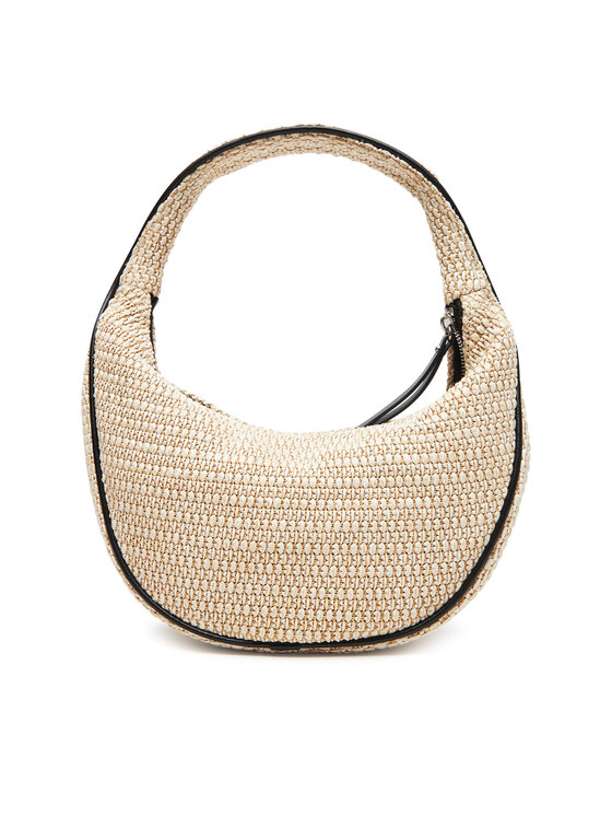 Calvin Klein Calvin Klein Käekott Pinched Raffia Medium Shoulder B LV04F3079G Beež