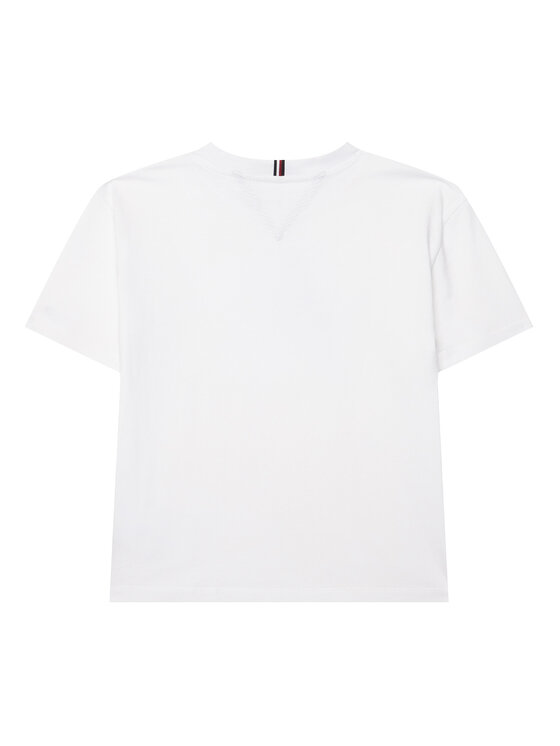 Tommy Hilfiger Tommy Hilfiger T-Shirt KB0KB10340 D Bílá Regular Fit