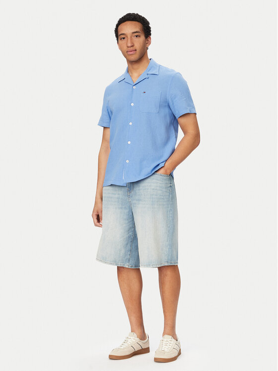 Tommy Jeans Tommy Jeans Πουκάμισο DM0DM23058 Μπλε Regular Fit