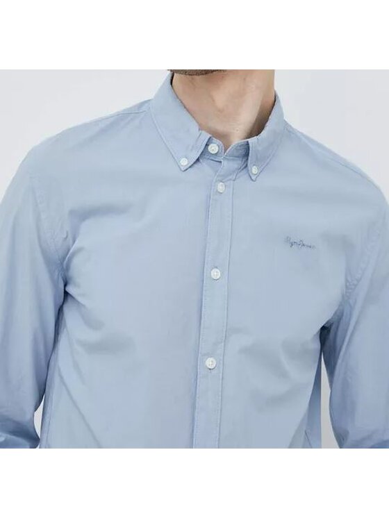Pepe Jeans Pepe Jeans Košile PM307796 504 Šedá Slim Fit