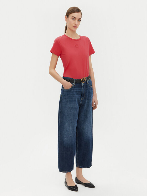 PINKO PINKO Тишърт 100355 A2HN Червен Regular Fit