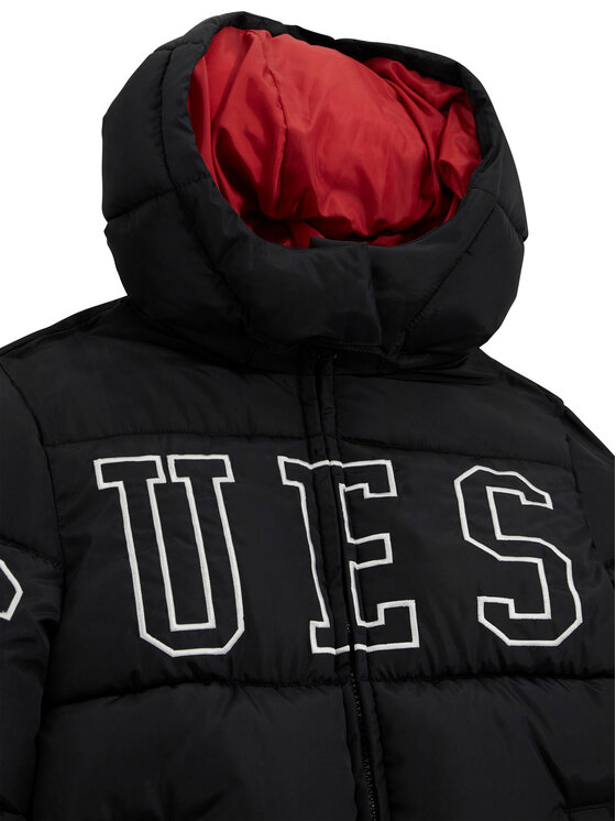 Guess Guess Μπουφάν χειμωνιάτικο L5BL01 WB240 Μαύρο Regular Fit