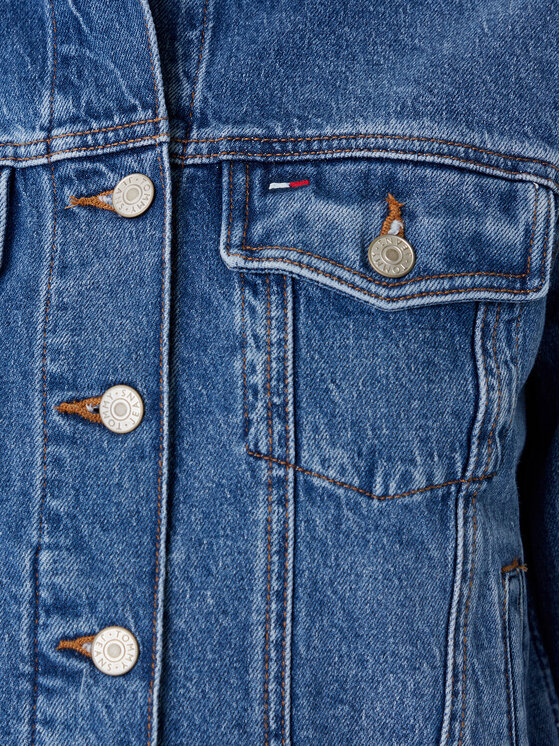 Tommy Jeans Tommy Jeans Džinsinė striukė Classic DW0DW21414 Mėlyna Regular Fit