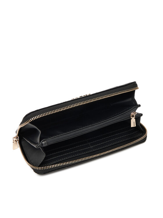 Guess Guess Didelė Moteriška Piniginė Phoebe Slg SWPD96 65146 Juoda