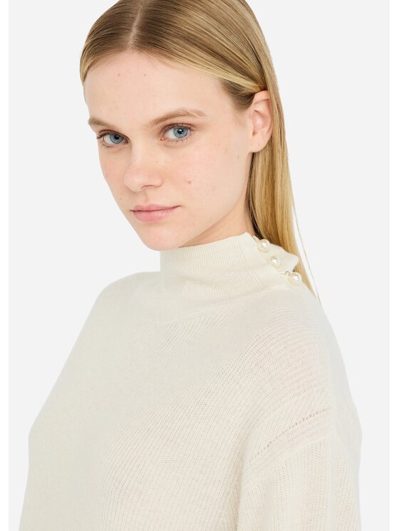 Liu Jo Liu Jo Maglione CF5424MS019X0256 Bianco Regular Fit