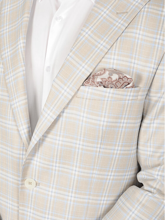 Evenemen Evenemen Marynarka GUSTAVO Beżowy Slim Fit