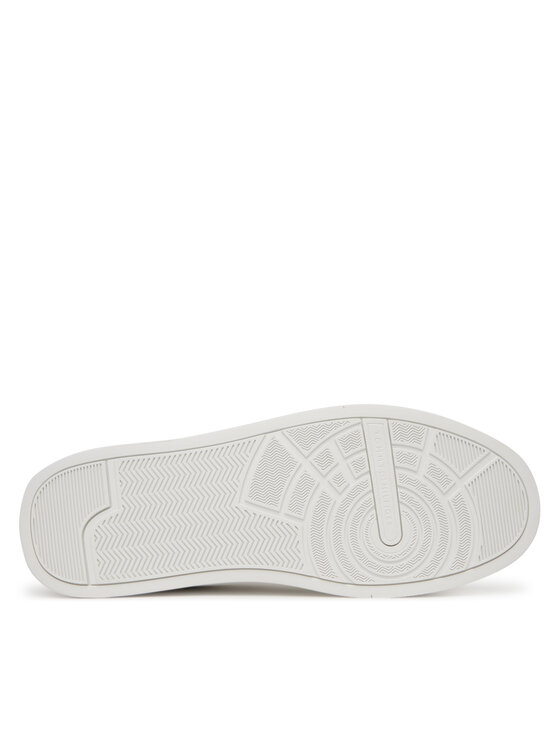 Tommy Hilfiger Tommy Hilfiger Снікерcи Court Best Tumbled Lth FM0FM05324 Écru