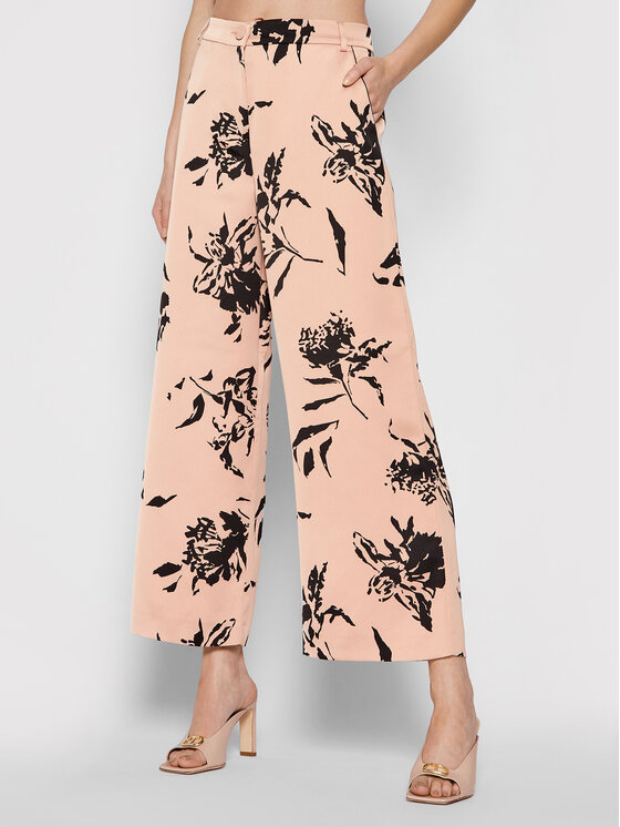 MAX&Co. MAX&Co. Текстилни панталони Mecenate 71340221 Розов Relaxed Fit