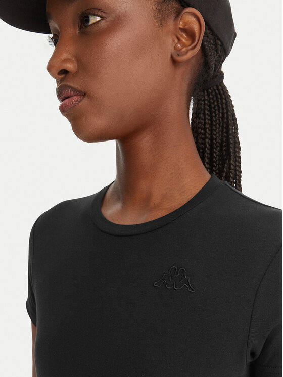 Kappa Kappa Každodenní šaty Iclisia 332D7PW Černá Slim Fit